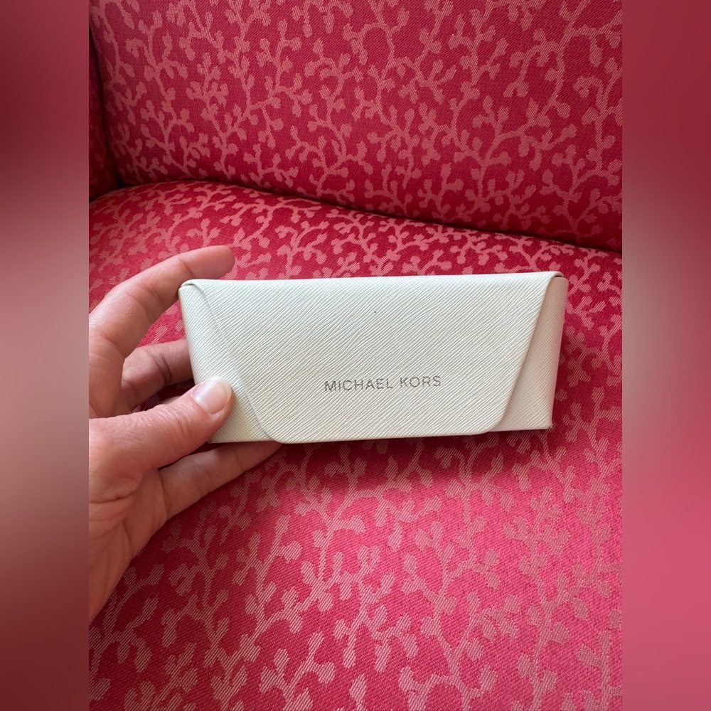 Michael Kors Eyeglasses, Sunglasses Case, White